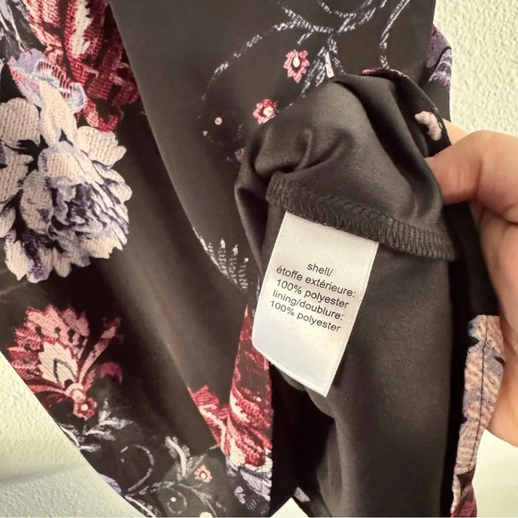 Maurices Small Black Floral Dress Elegant Chic Boho Feminine Summer - Picture 8 of 12